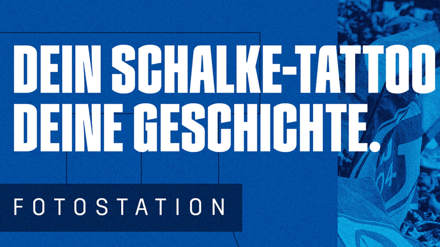 Fans können ihre S04-Tattoos beim Heimspiel fotografieren lassen