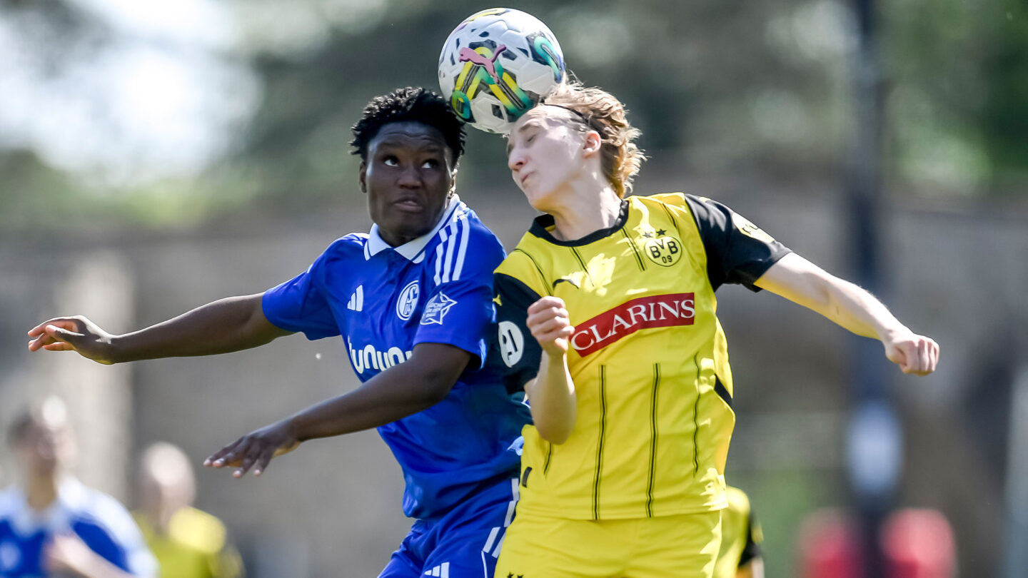 Viele packende Zweikämpfe und Kopfballduelle bot das Derby der Frauen.