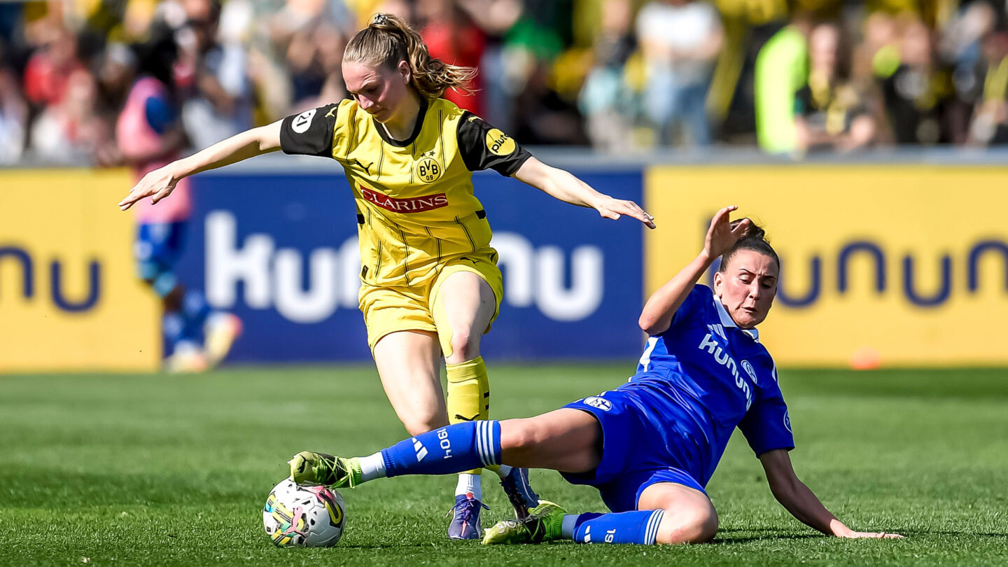 Viele packende Zweikämpfe und Kopfballduelle bot das Derby der Frauen.