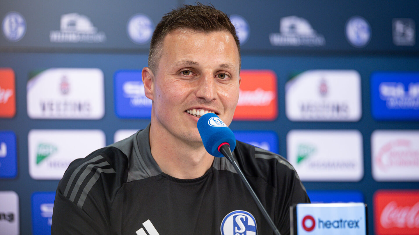 Jakob Fimpel auf der Pressekonferenz