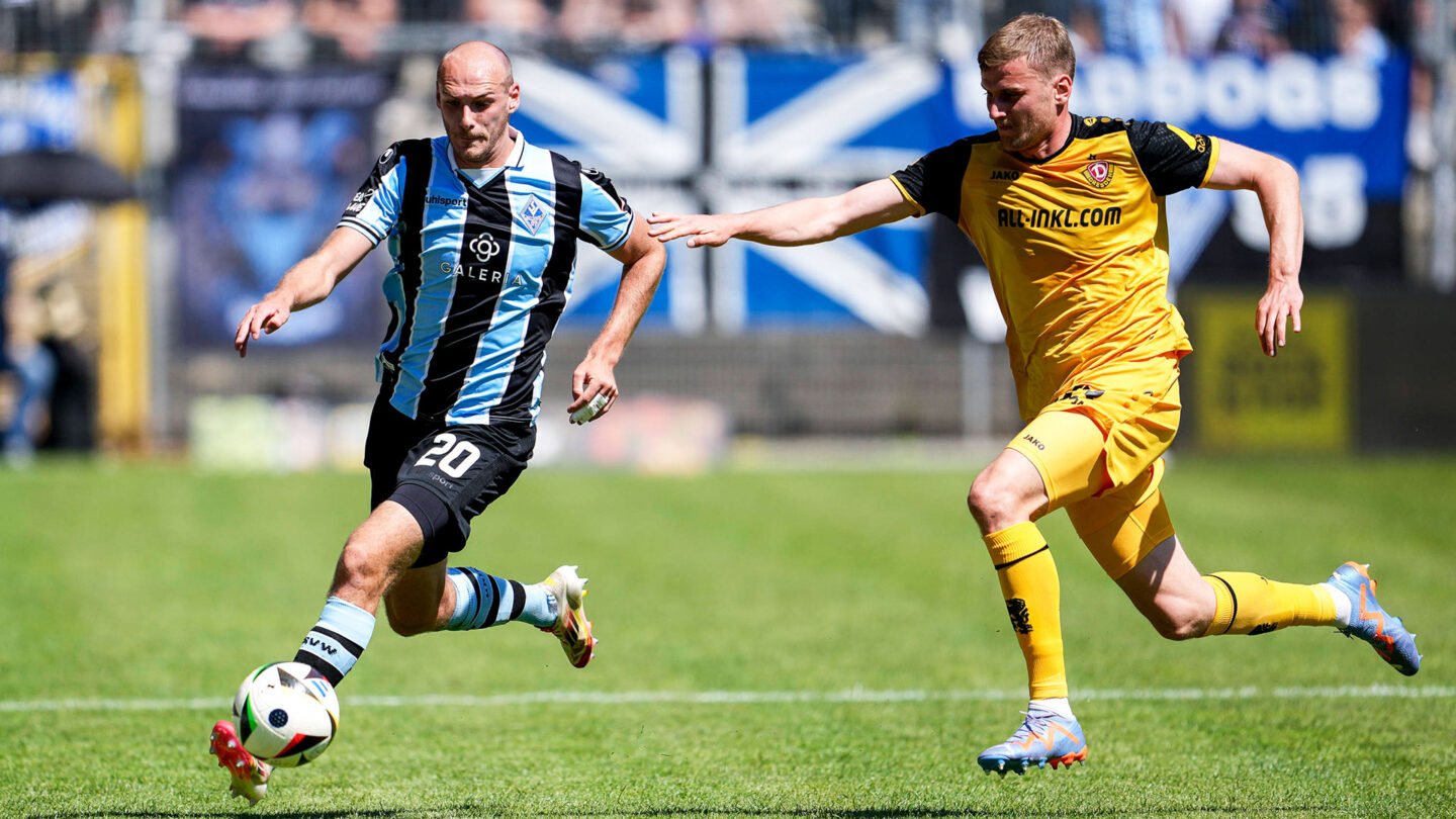 Henning Matriciani feierte mit Mannheim einen Sieg gegen Dresden.
