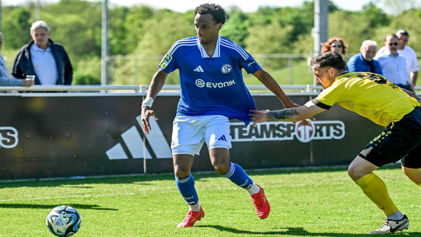 Yassin Ben Balla im Spiel der U23 gegen Hohkeppel.