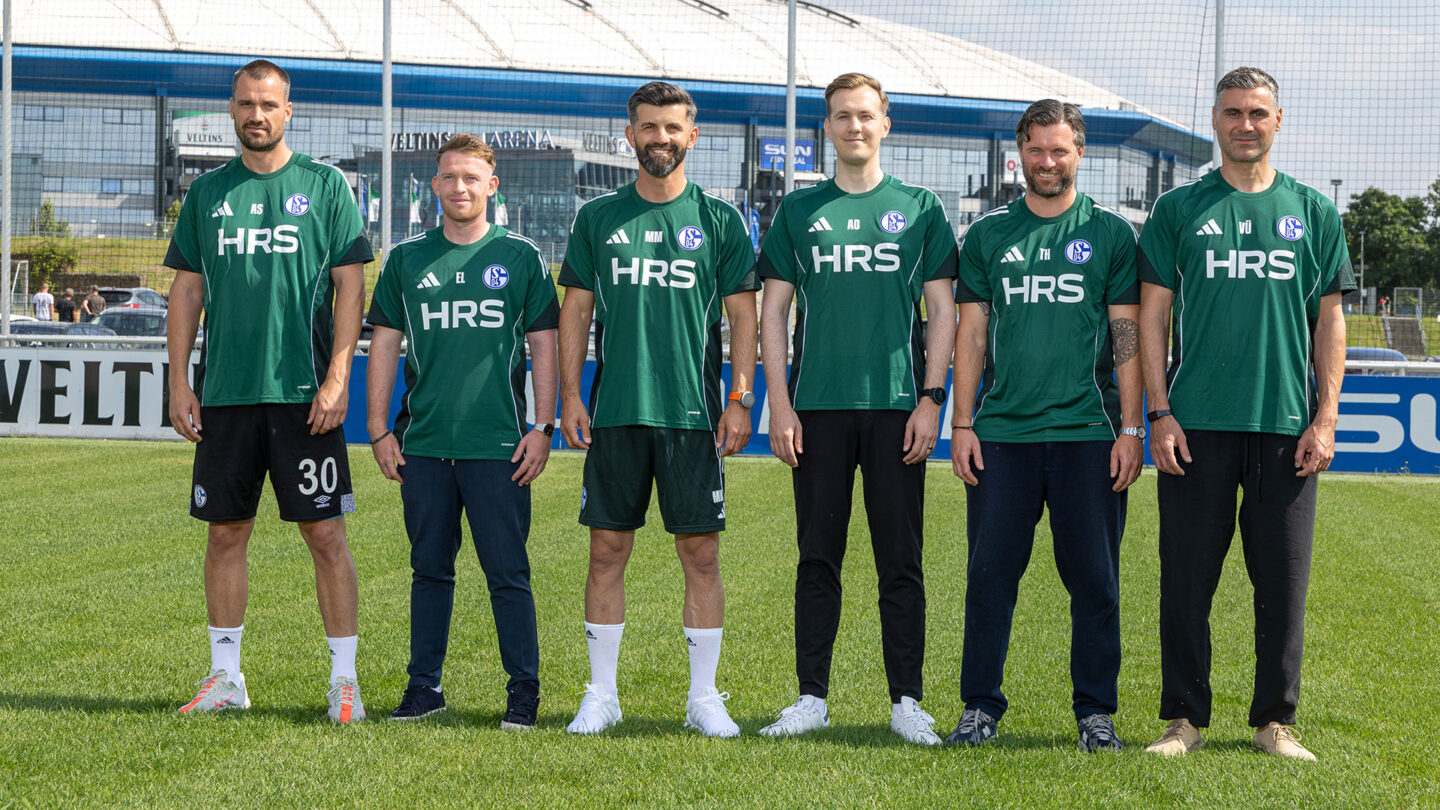 das Trainerteam des FC Schalke 04