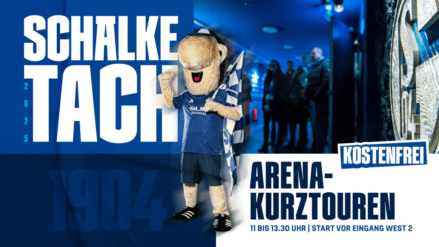 Schmuckgrafik zu den Arena-Kurztouren am Schalke Tach