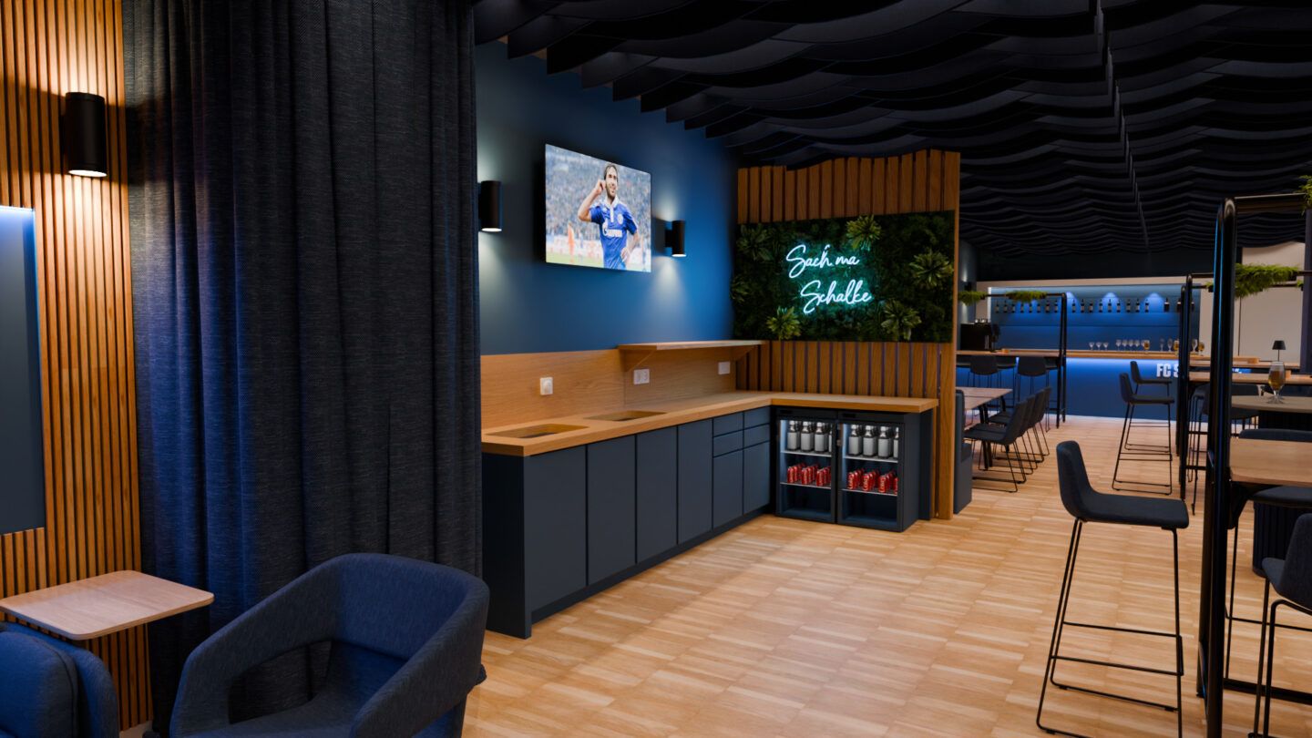 Einblick in die neue Kumpel-Lounge.
