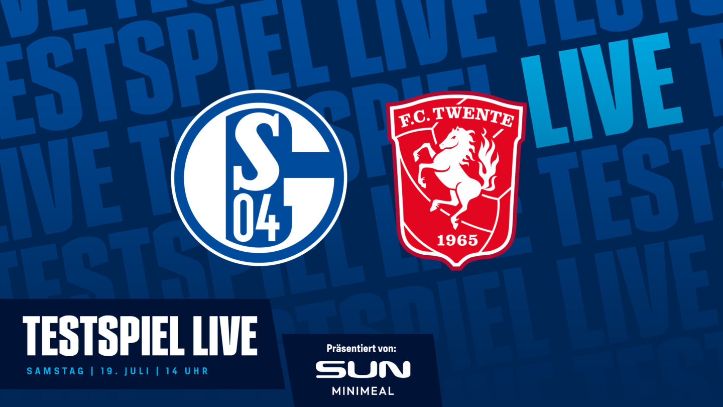 Schmuckgrafik mit den Logos des FC Schalke 04 und des FC Twente.