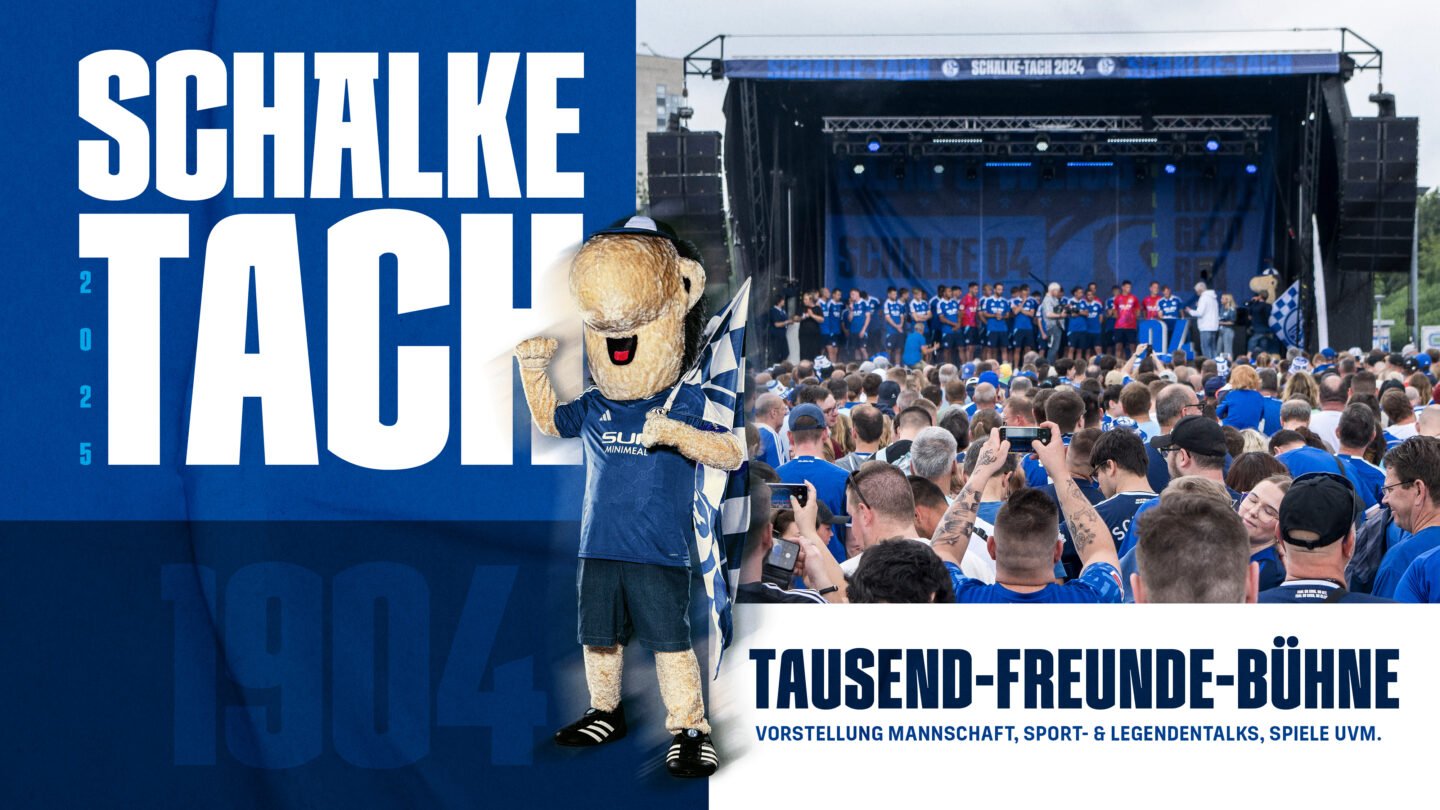 Schmuckgrafik zur Tausend-Freunde-Bühne am Schalke-Tach