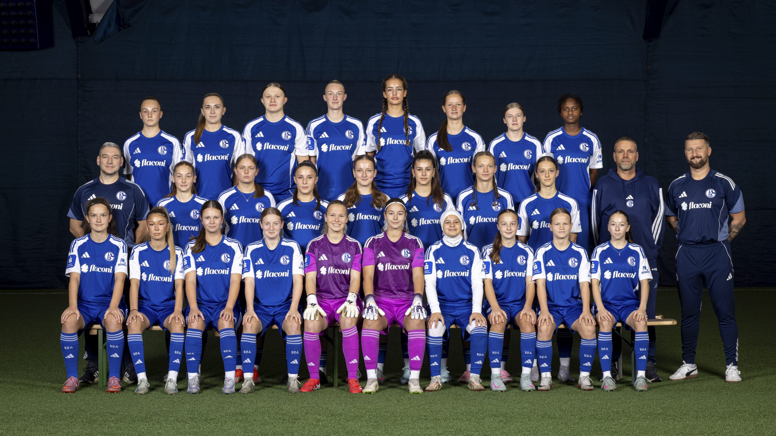 FC Schalke 04, Fußball der Frauen, Mannschaftsfotos, 04.10.2025