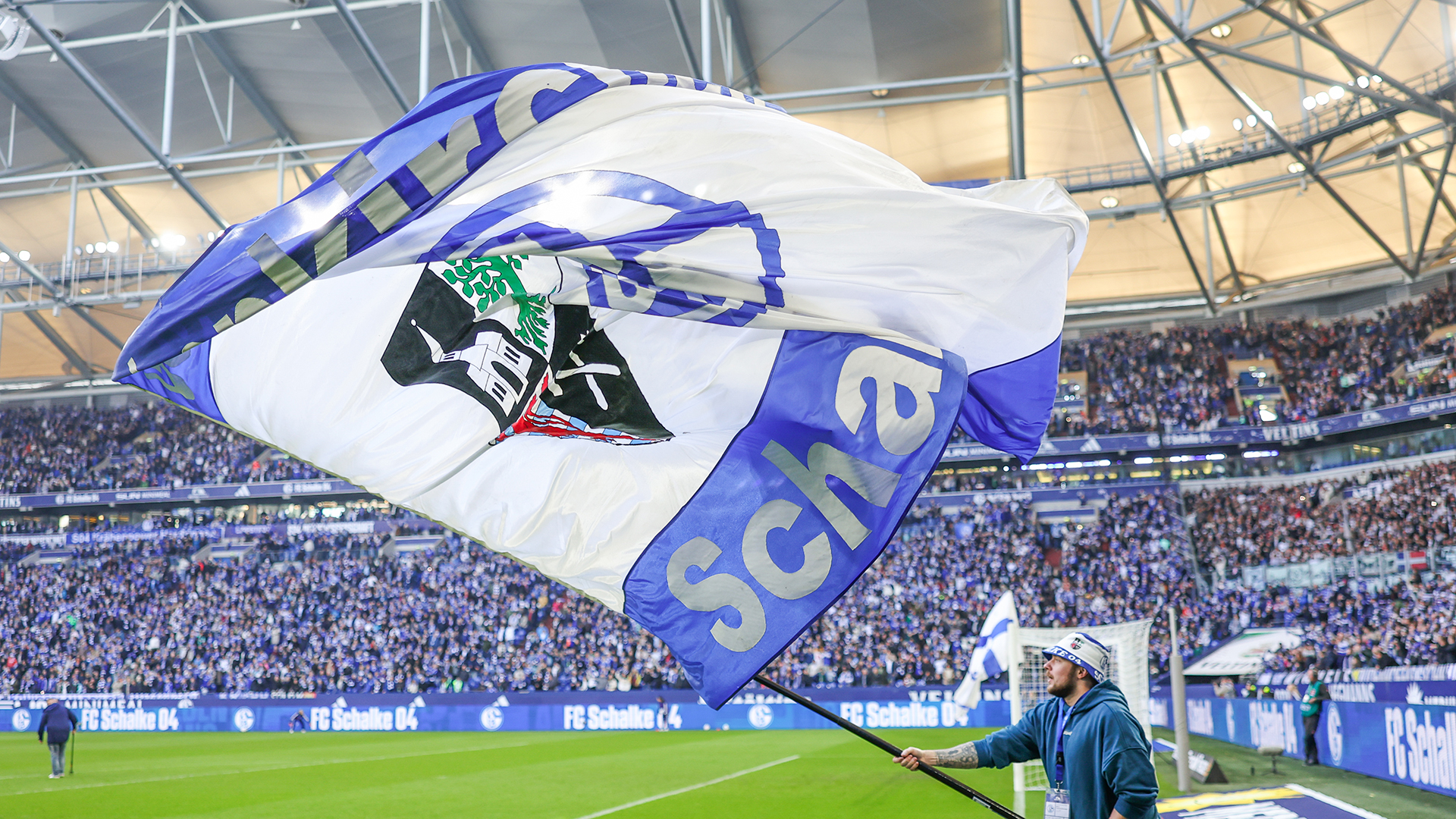 Schalke-Fahne