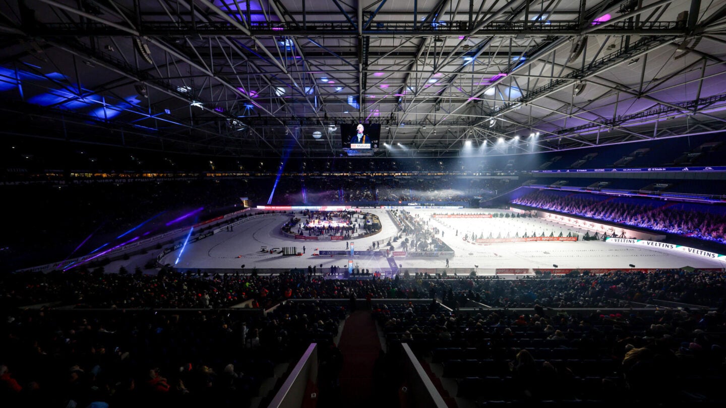 Biathlon WTC 2025 in der Veltins Arena