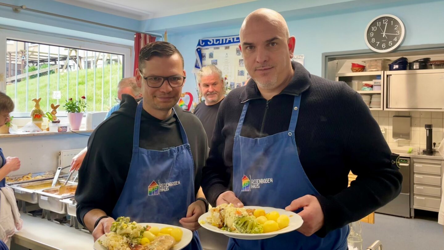 Schober und Pomplun im Regenbogenhaus