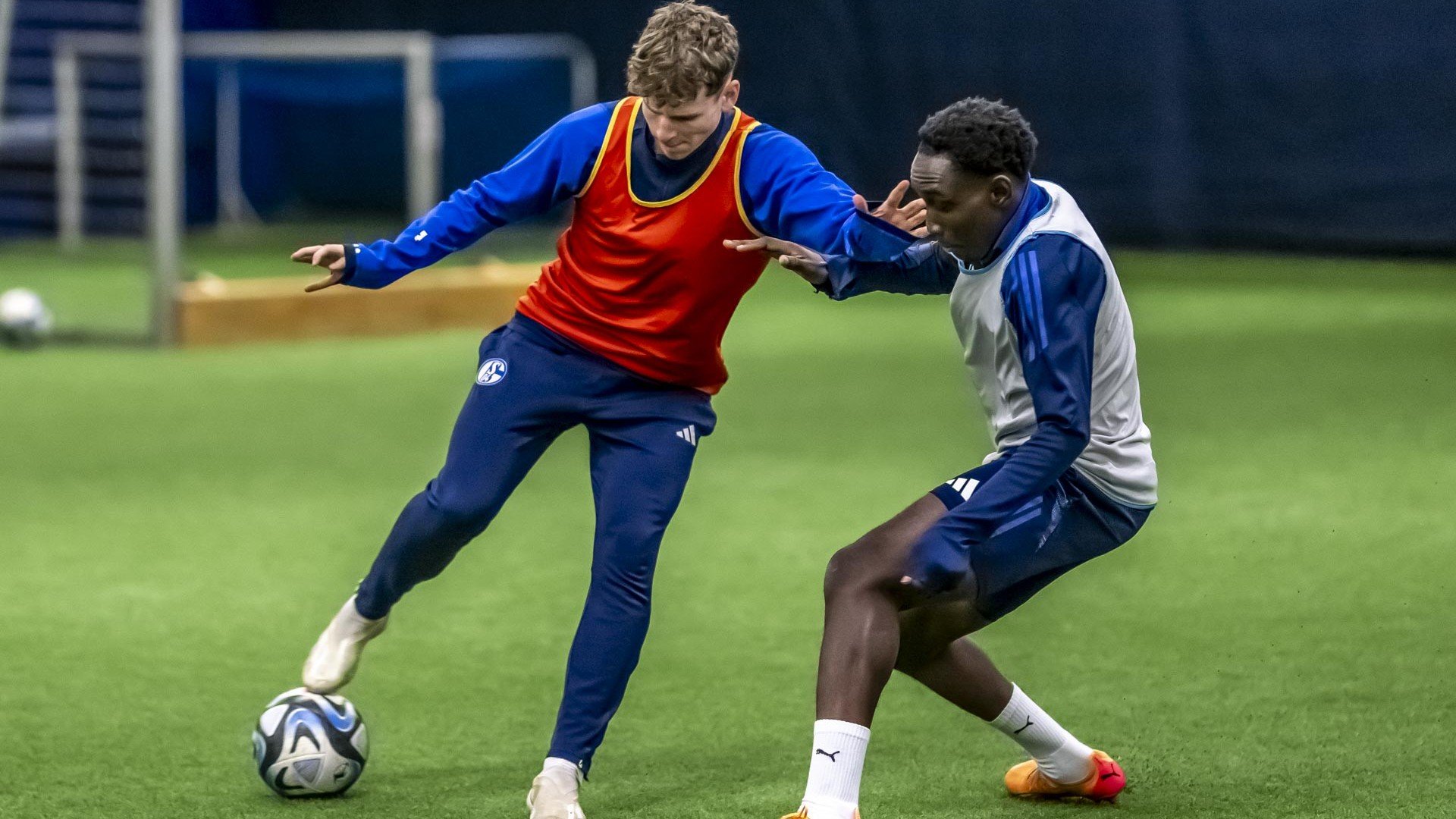 07.01.2025, Training U19, Knappenschmiede, U19, Fußballhalle,