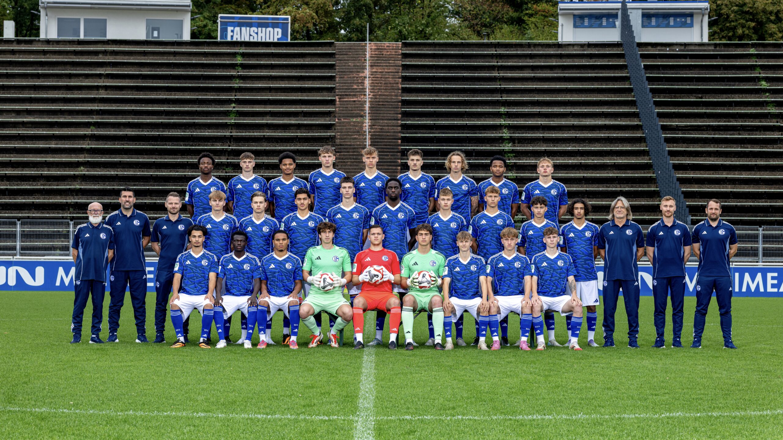 FC Schalke 04. Mannschaftsfoto, U19, Knappenschmiede, Saison 2025/2026, 09.09.2025