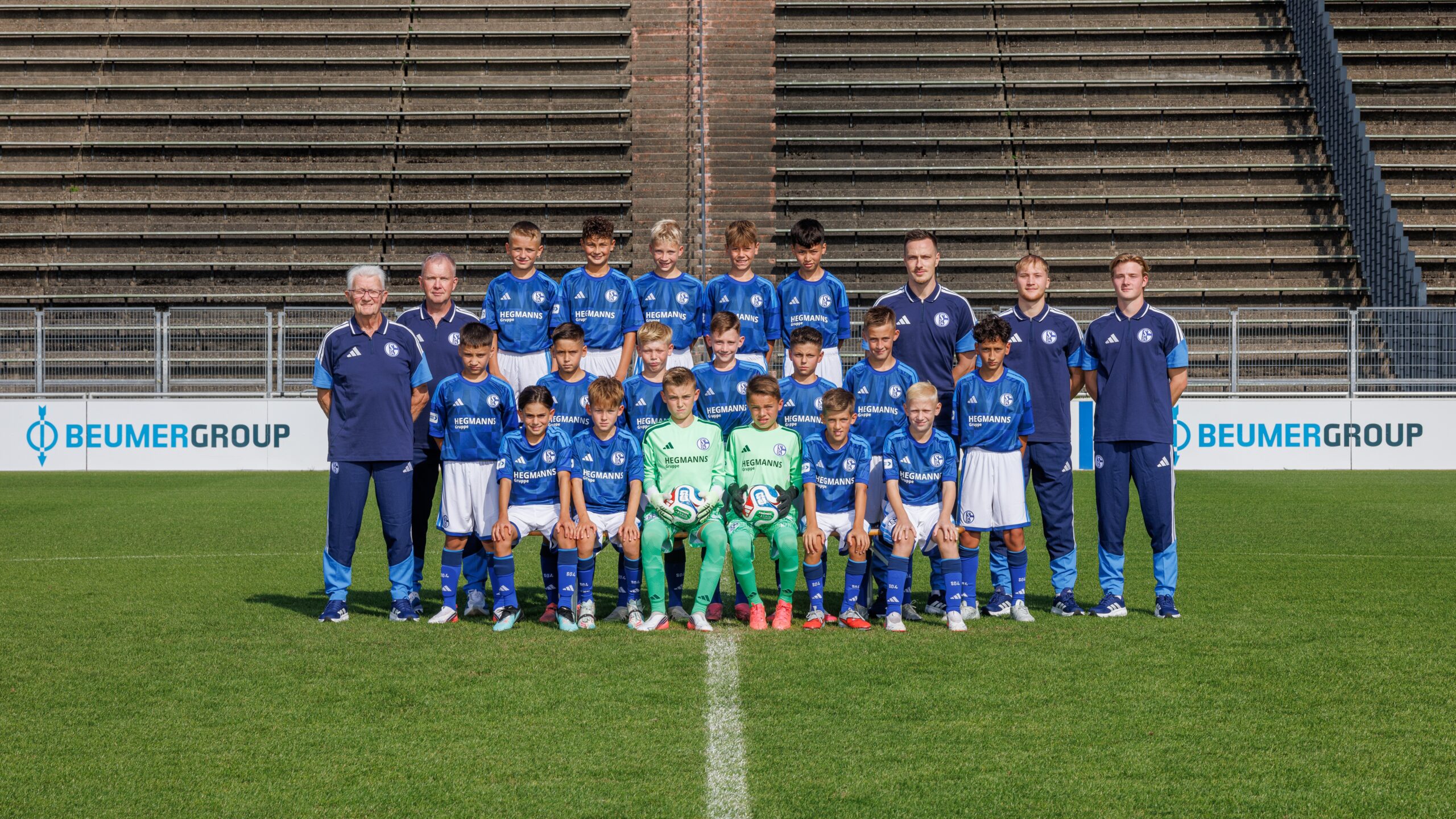 26.08..2026, Knappenschmiede, Media Day, Mannschaftsfoto, FC Schalke 04,