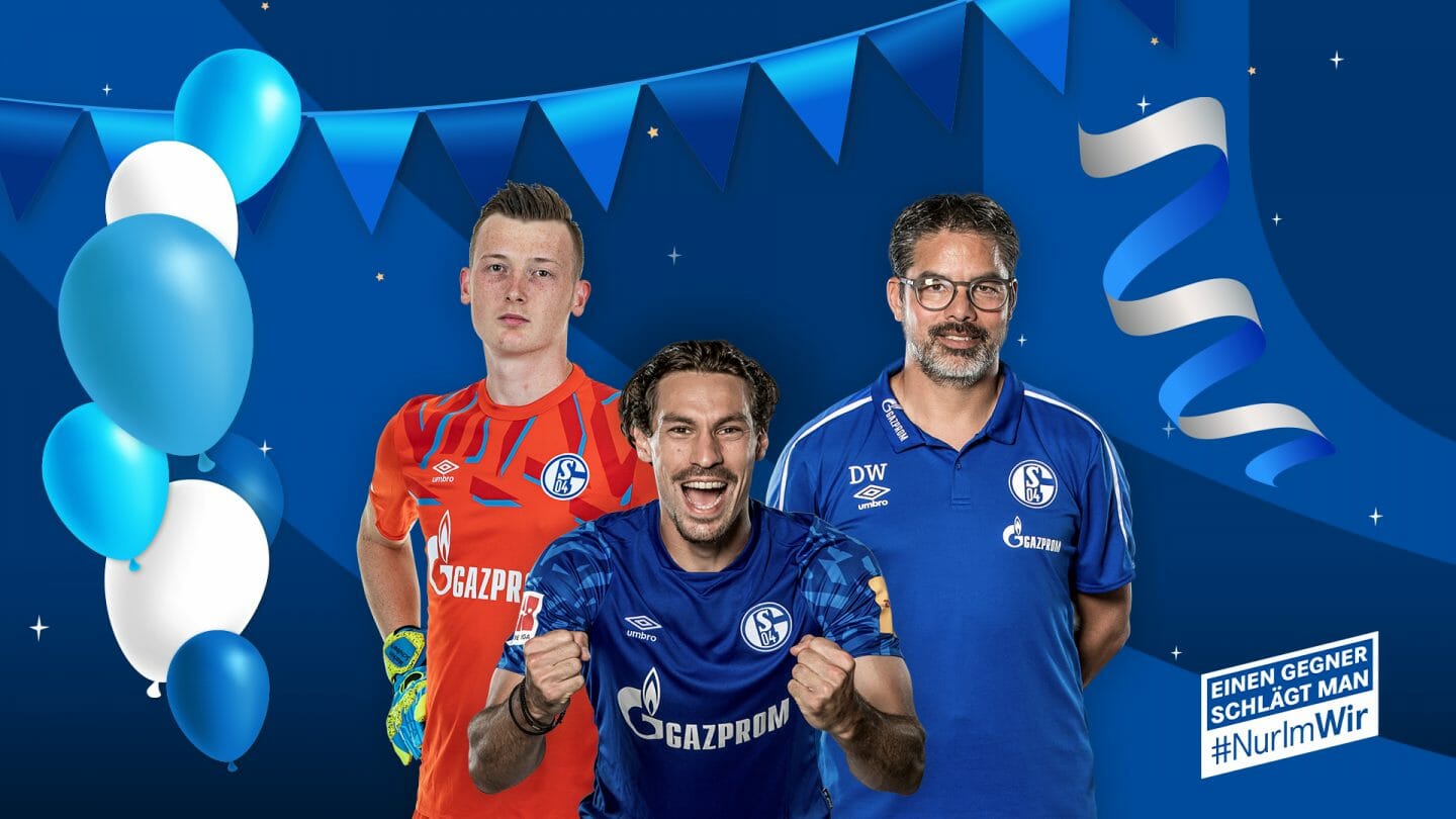 Königsblaue Geburtstagsgrüße für Kinder