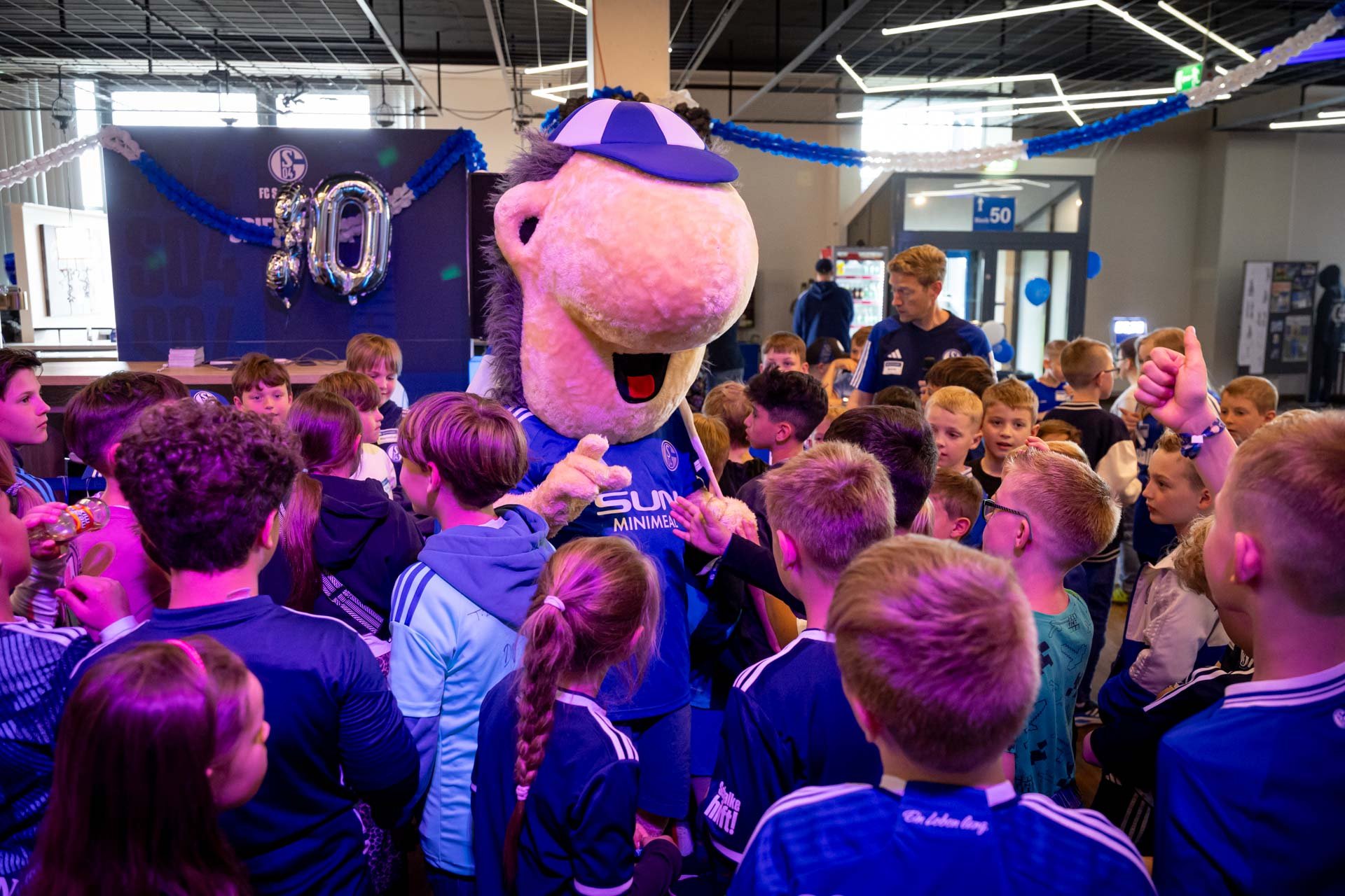 FC Schalke 04, Erwin, 30. Geburtstag, Kids-Party, Glückauf Club, Knappenkids, 04.05.2025