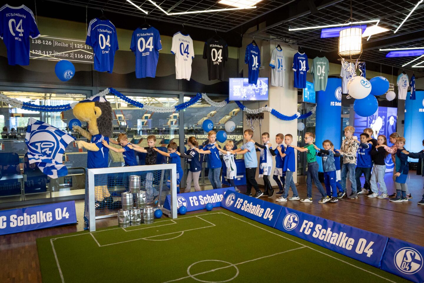 FC Schalke 04, Erwin, 30. Geburtstag, Kids-Party, Glückauf Club, Knappenkids, 04.05.2025