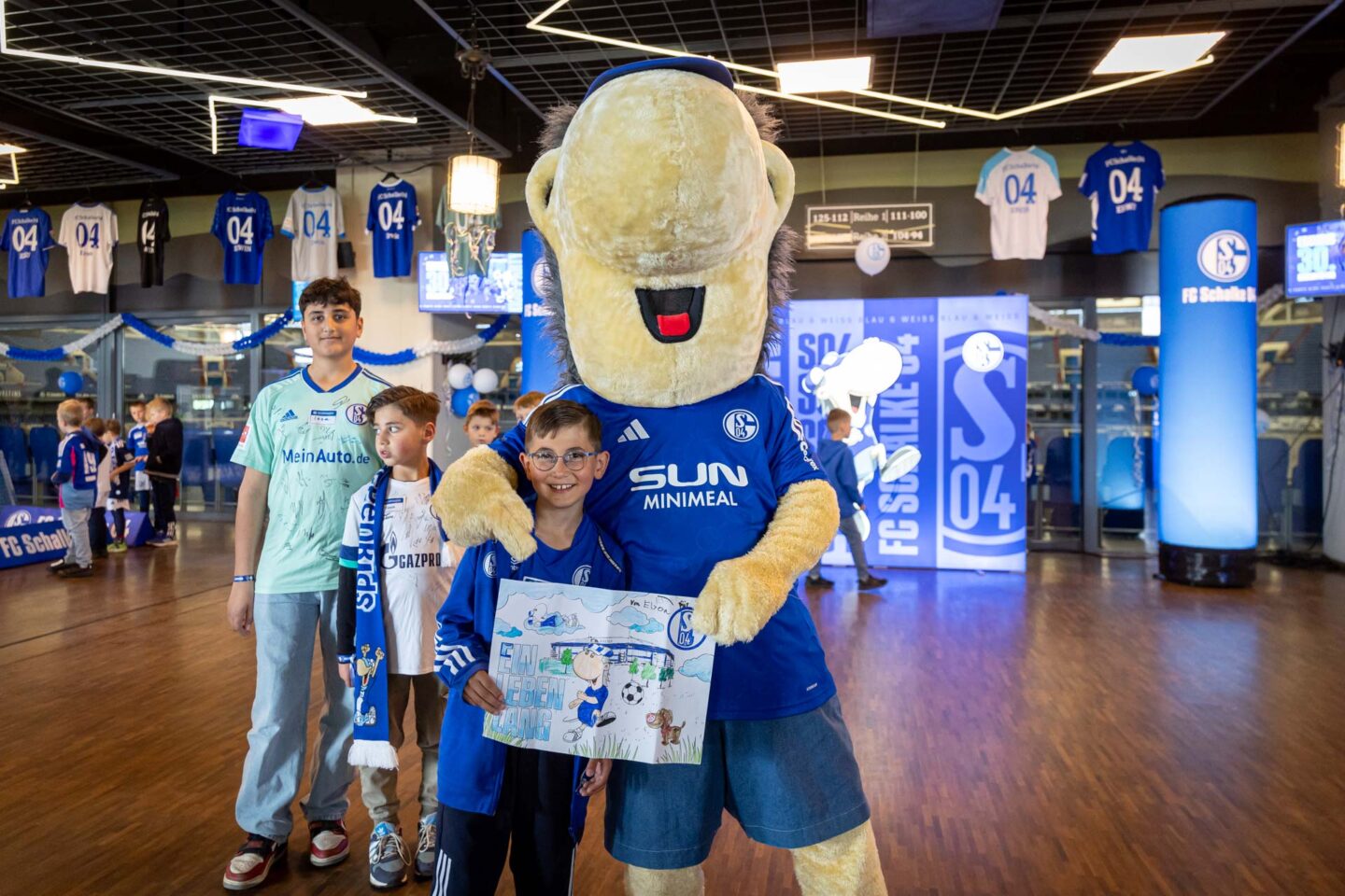 FC Schalke 04, Erwin, 30. Geburtstag, Kids-Party, Glückauf Club, Knappenkids, 04.05.2025