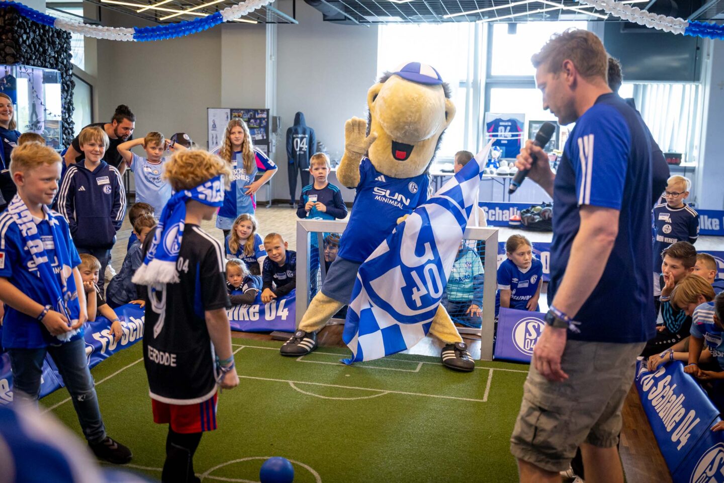 FC Schalke 04, Erwin, 30. Geburtstag, Kids-Party, Glückauf Club, Knappenkids, 04.05.2025
